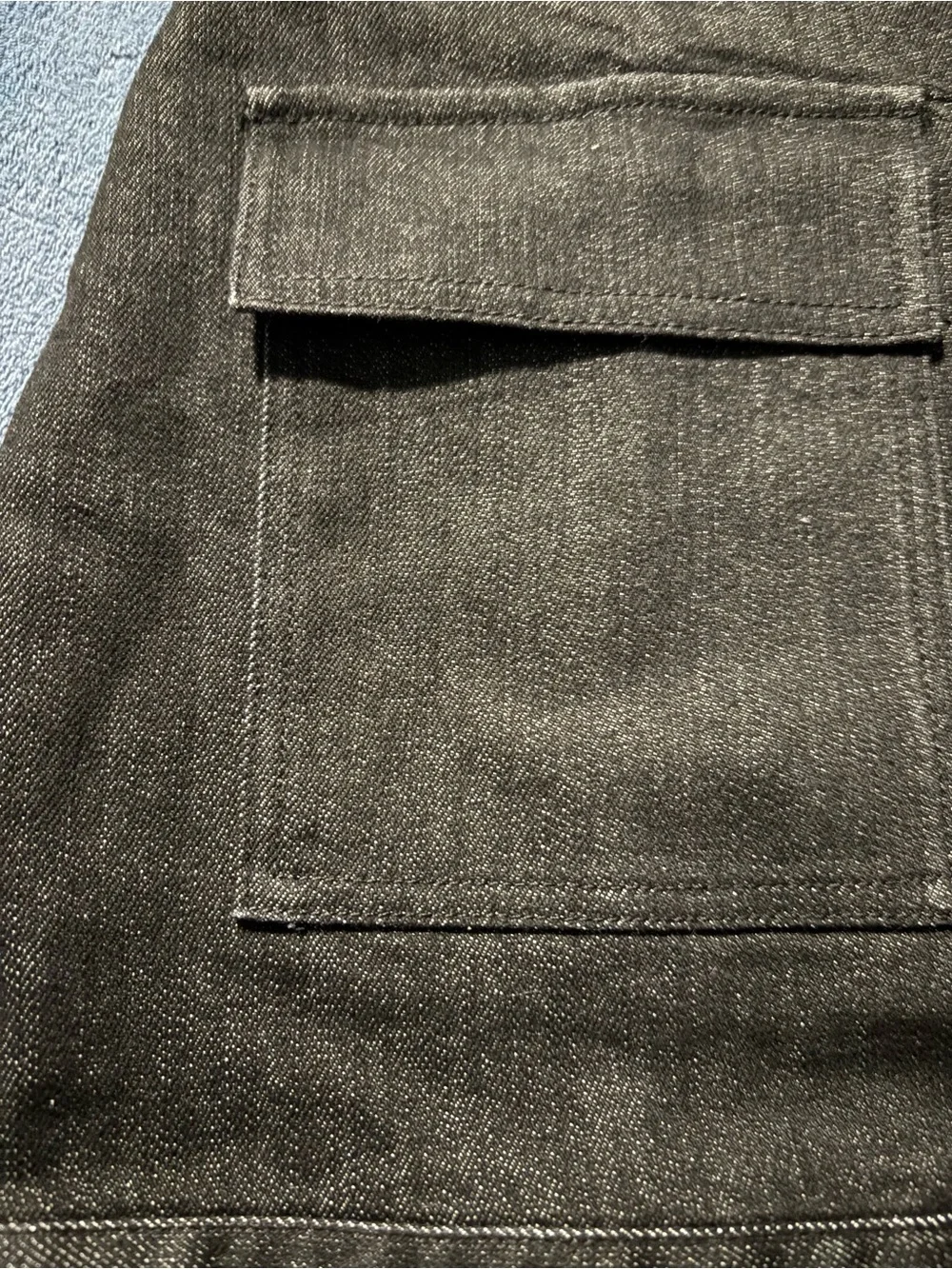 NWT Alexandra Studios Black Denim Button-Up Costume Dance Vest